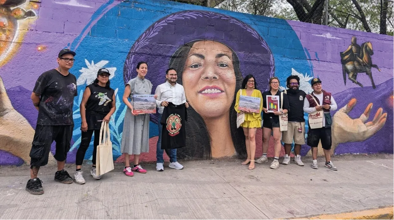 Ximena Guzmán y José Muñoz inmortalizados en obra artística