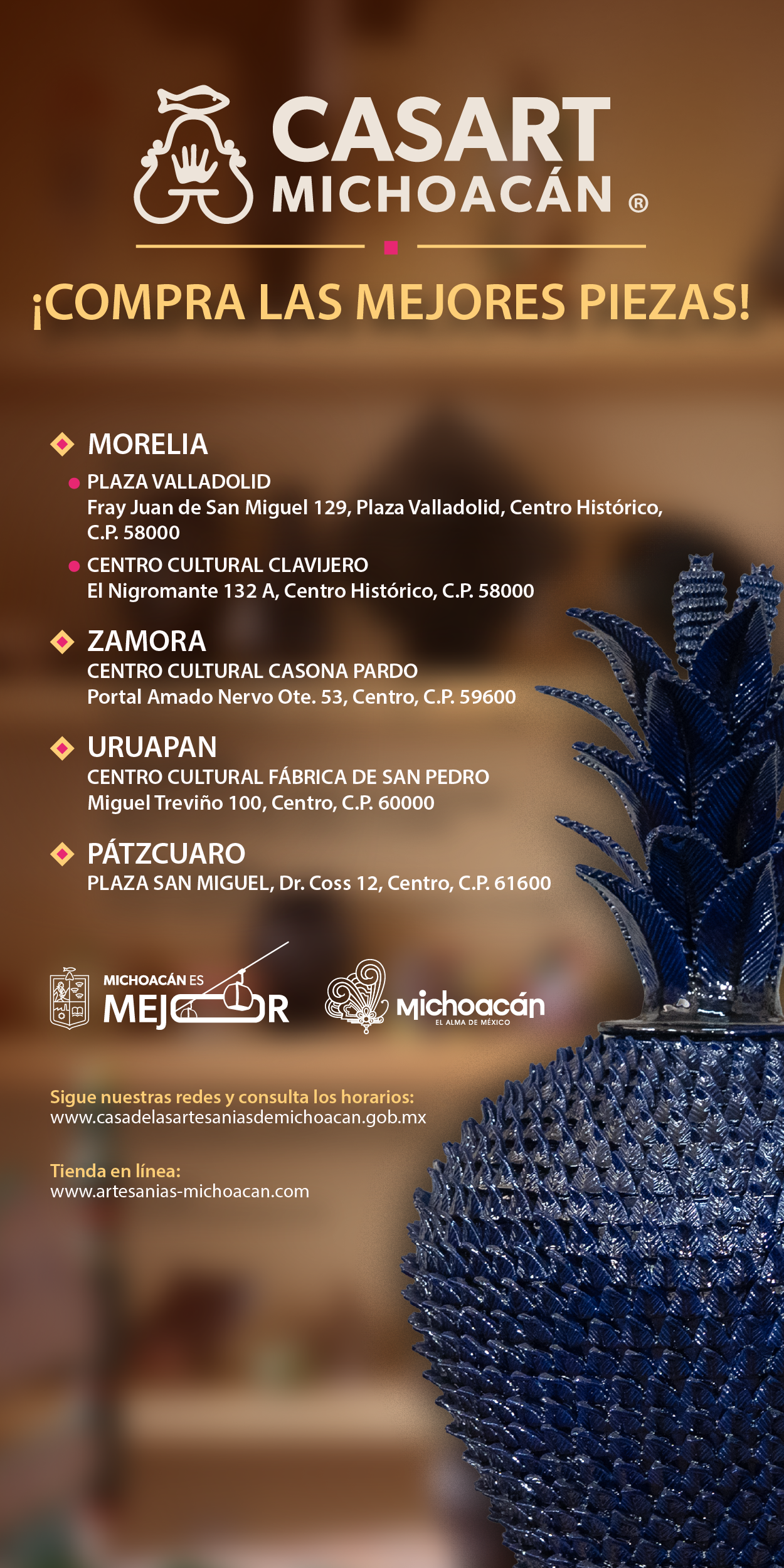 Tiendas CASART Michoacán