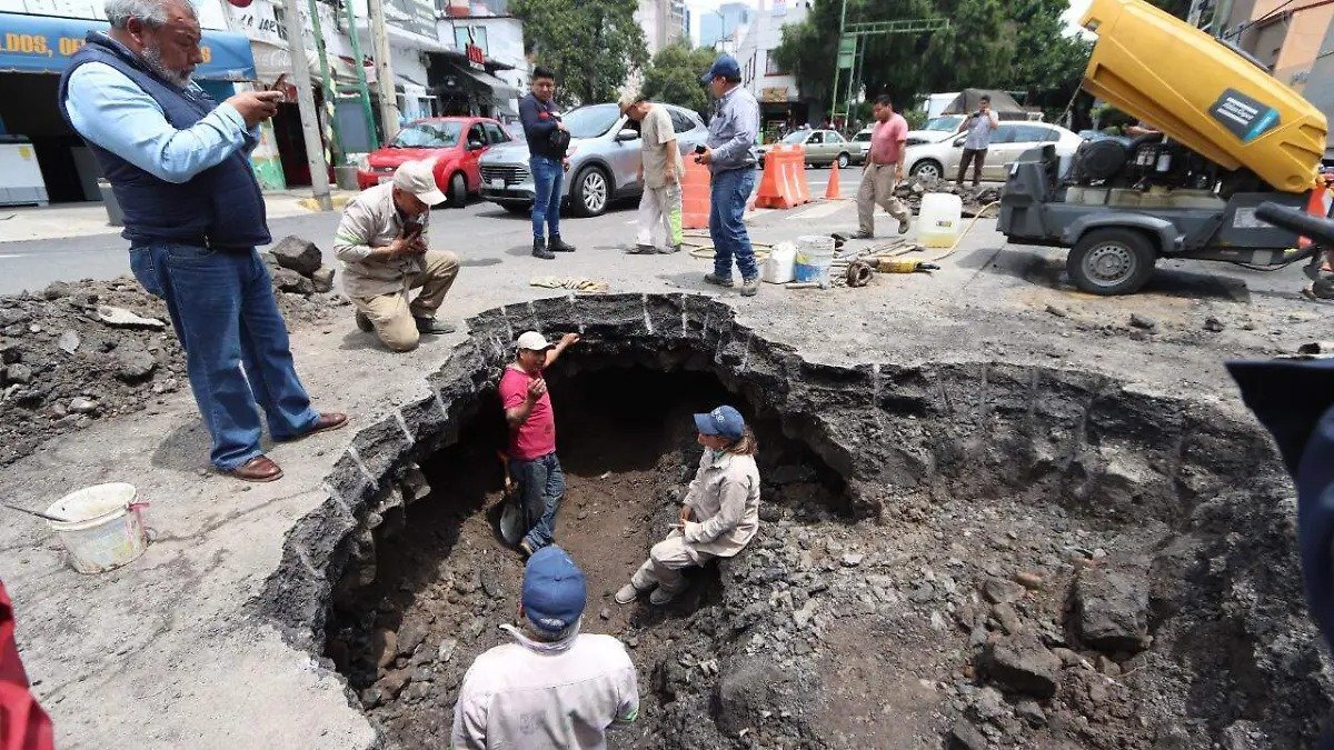 Socavones, un símbolo de desafíos urbanos en la CDMX