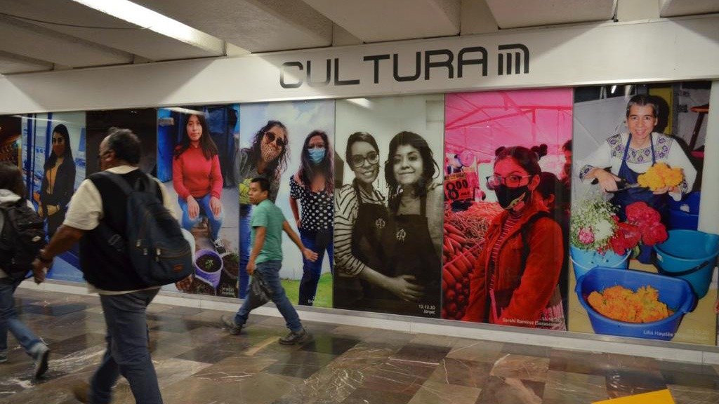 El metro: Cultura al alcance de un pasaje