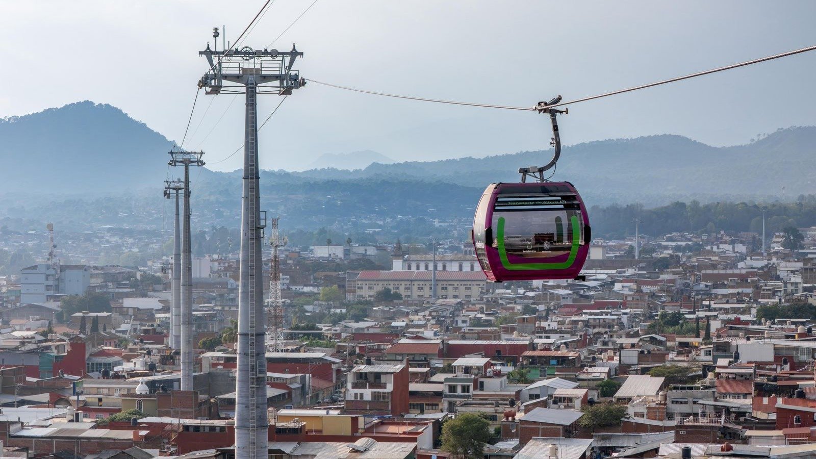 Comienzan pruebas del Teleférico en Uruapan