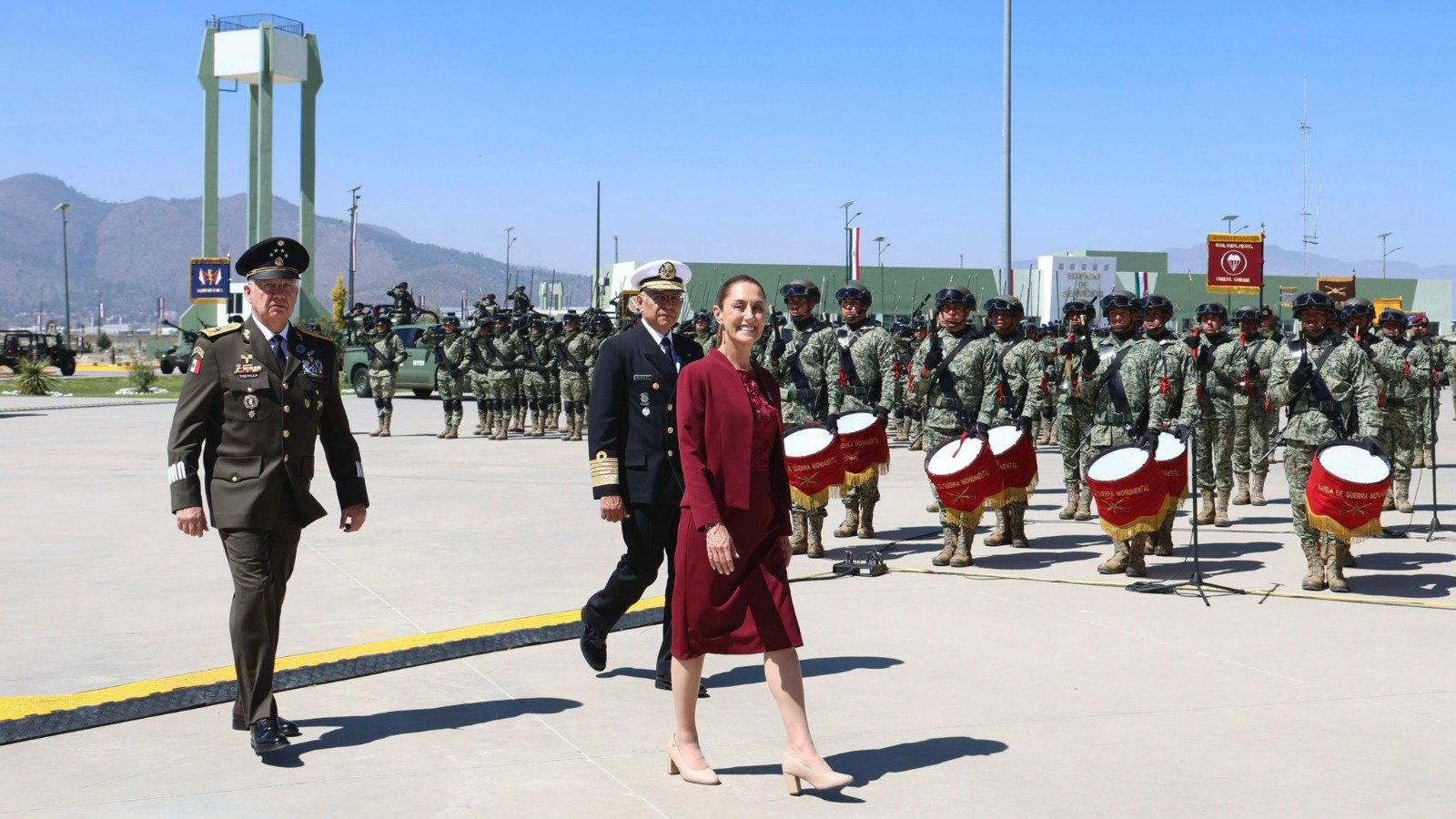 Presidenta conmemora 113 aniversario del ejercito en Puebla