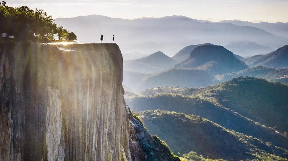 Cascadas perpétuas de Oaxaca