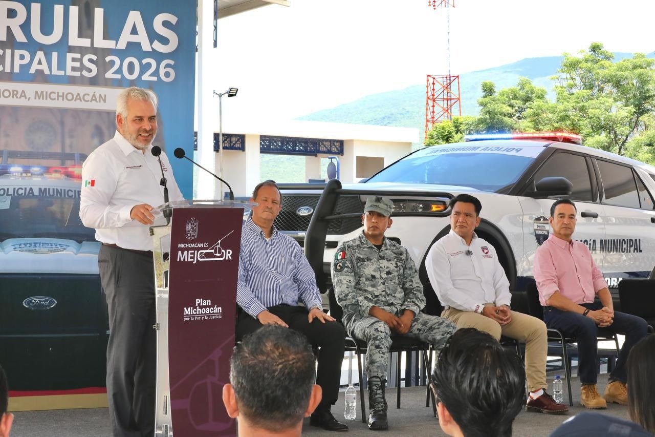 Entrega de patrullas refuerza la seguridad en Zamora