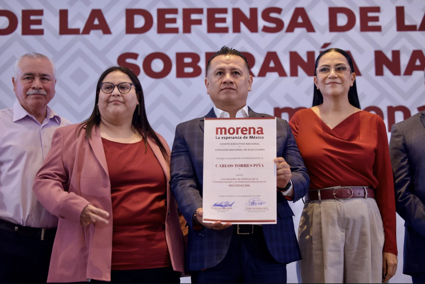 Michoacán 2027: Torres Piña designado mientras la oposición busca construir su alternativa