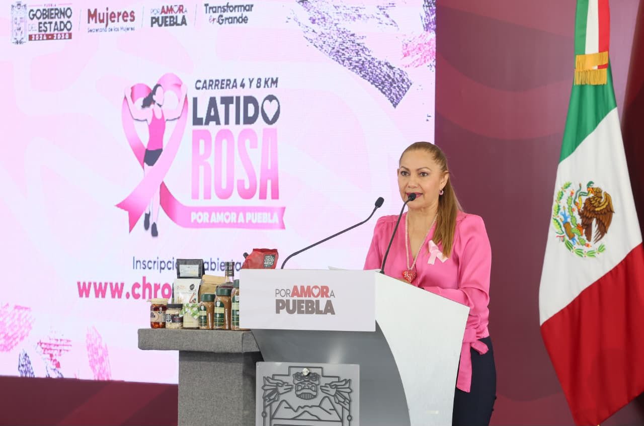 Correr para acompañar. Puebla prepara jornada rosa por la salud de las mujeres 