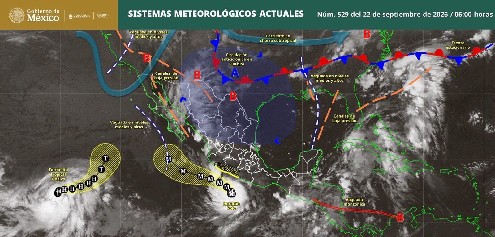 Michoacán mantiene monitoreos preventivos ante huracán “Polo”