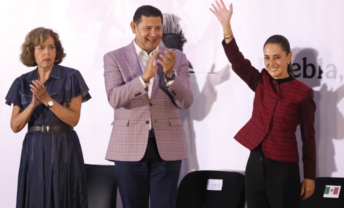 Reviven explosión de Puebla meses después y la hacen pasar por nueva durante la visita de Claudia Sheinbaum al estado 
