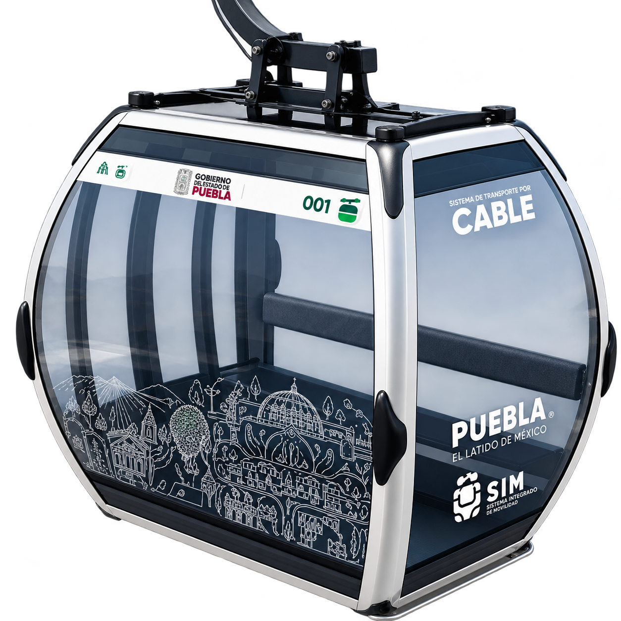 Abren plataforma con detalles del proyecto de transporte por cable en Puebla 