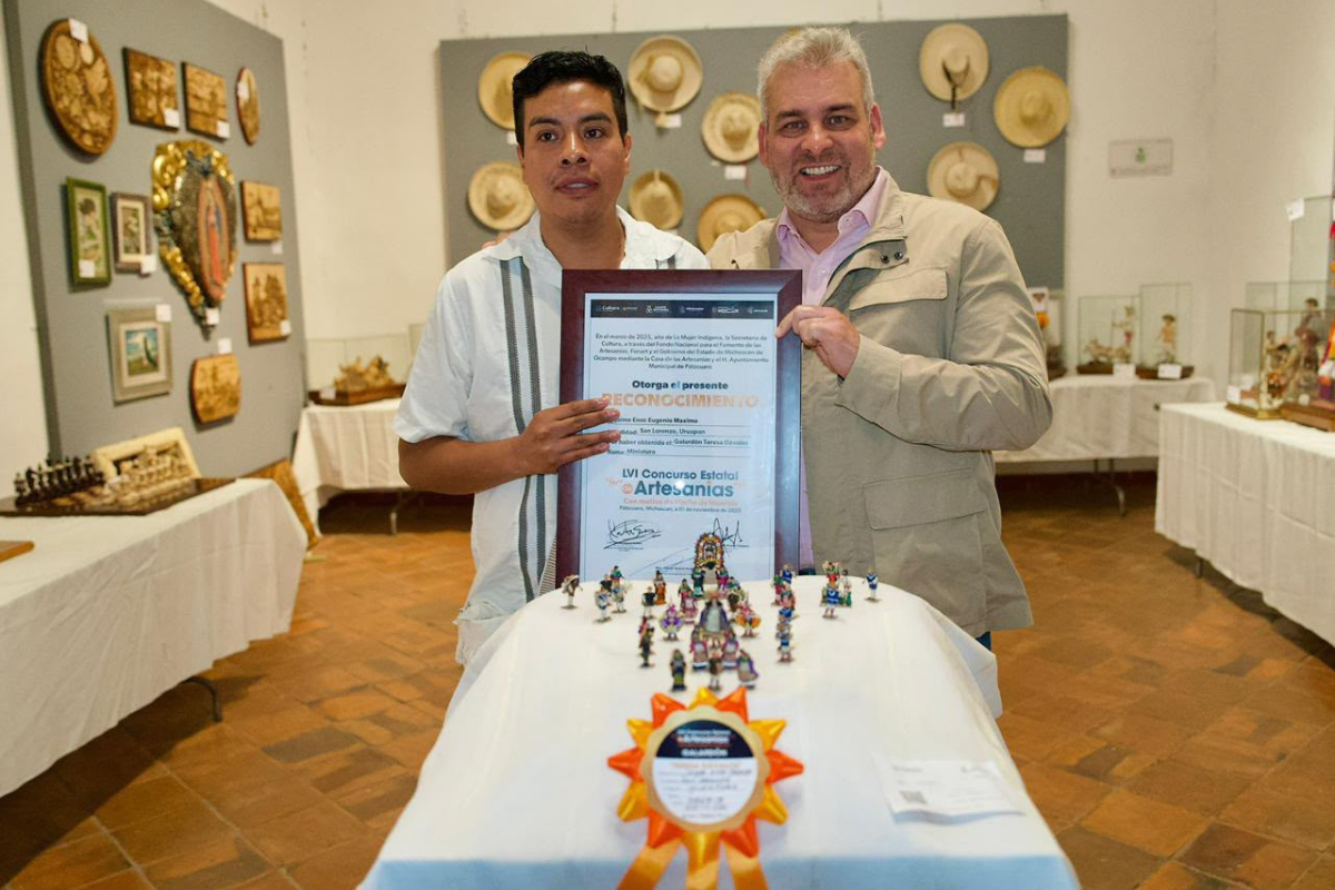 Premio al talento artesano ratifica la riqueza tradicional en Pátzcuaro