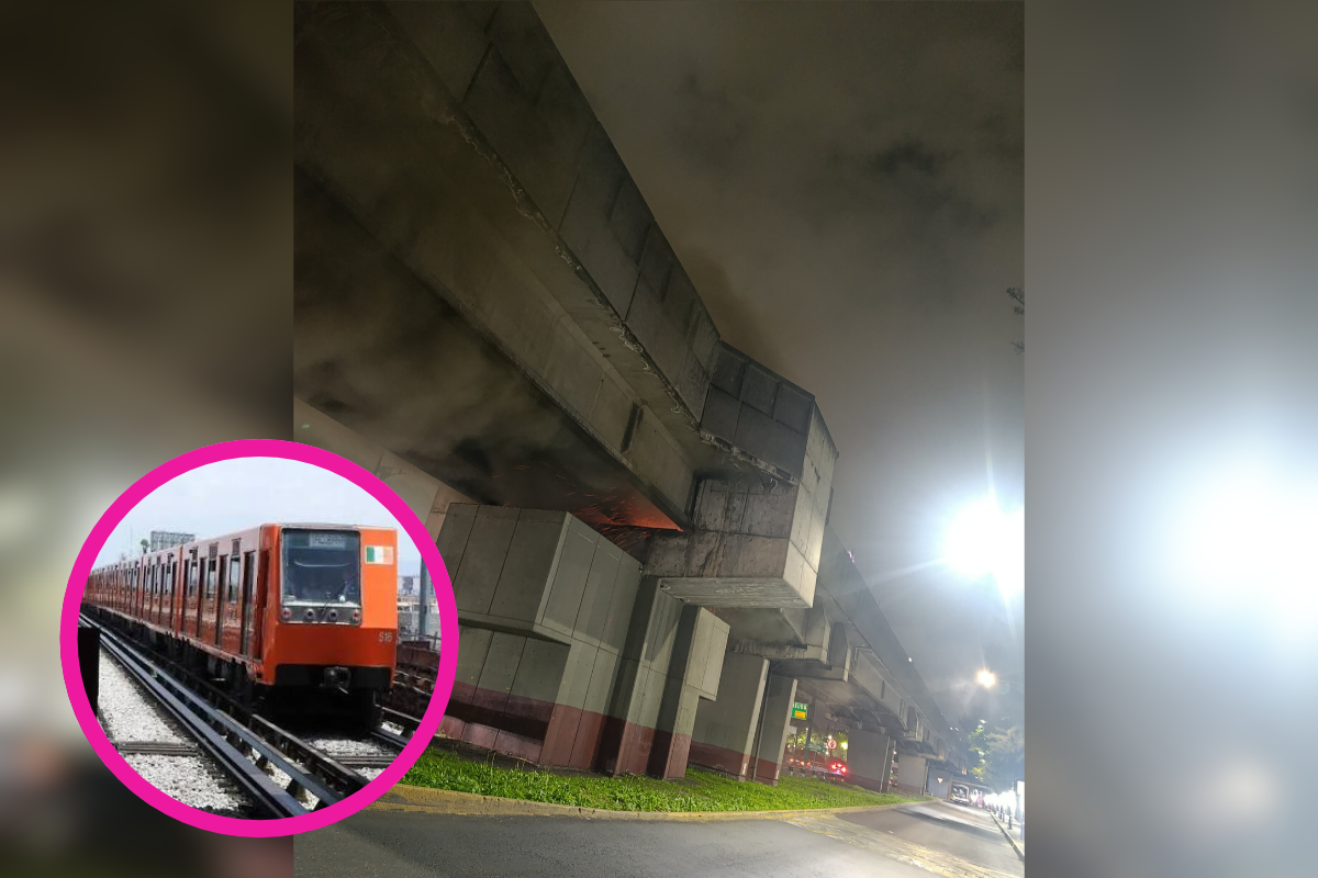 Adrián Rubalcava coordina atención de incendio en Línea 9 del Metro