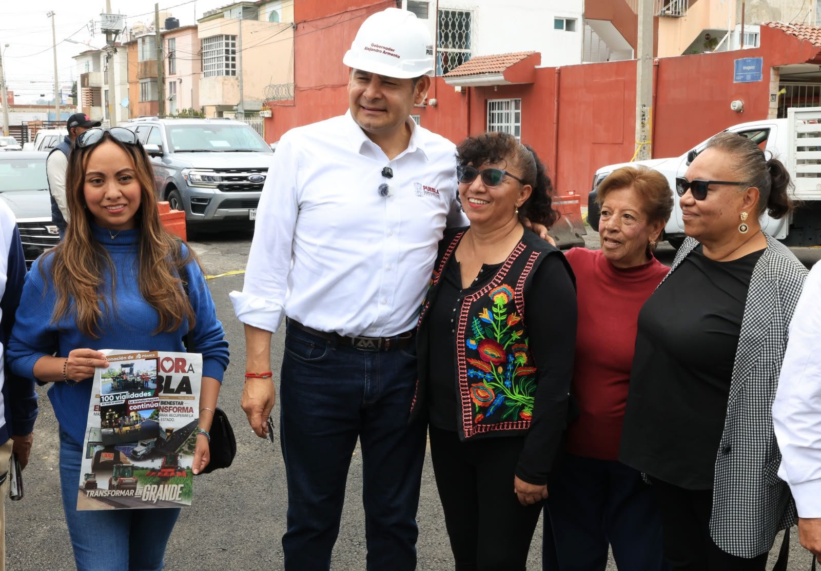 Puebla va por 13 mil vialidades: gobierno estatal acelera obras con apoyo de PEMEX  