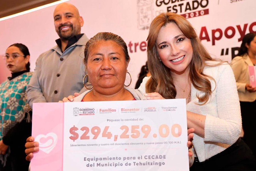 De la alimentación a la rehabilitación: Ceci Arellano impulsa 432 obras comunitarias en Puebla