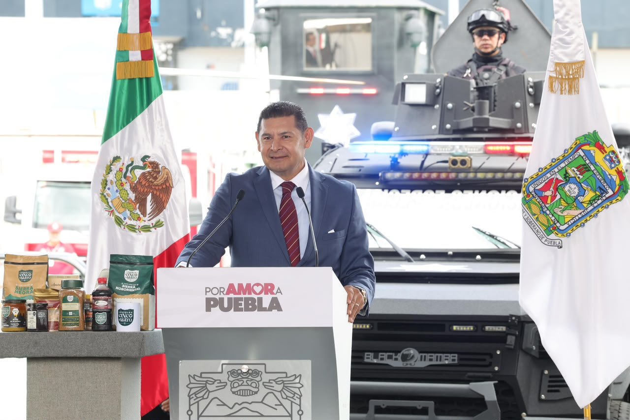 ¡Puebla refuerza su seguridad por tierra y aire! Armenta apuesta por tecnología de última generación