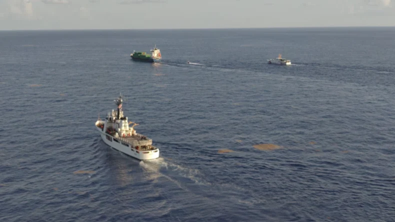 Estados Unidos intercepta al ‘Grace’ con combustible rumbo a Cuba; Marina mexicana lo asegura en Progreso